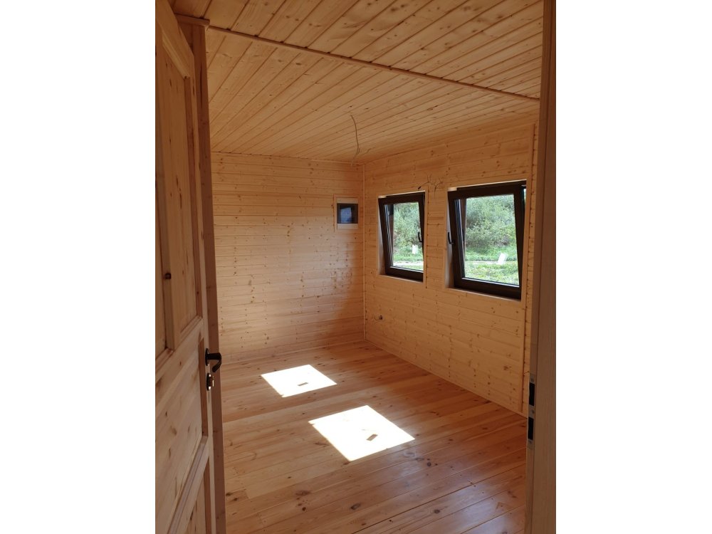 Koka māja "Crocus" – 6 × 11 m | 38,67 m²