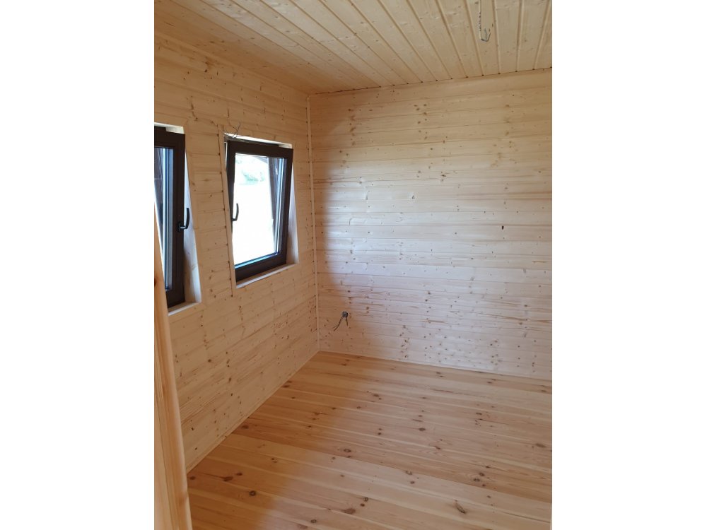 Koka māja "Crocus" – 6 × 11 m | 38,67 m²