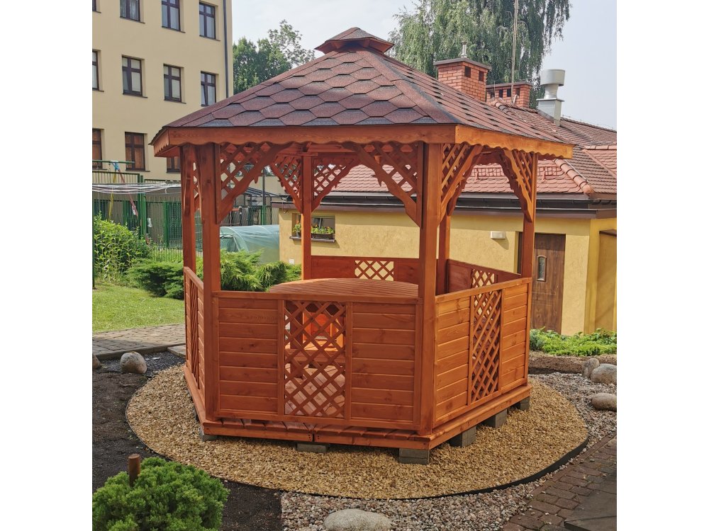 Sešstūra lapene S8