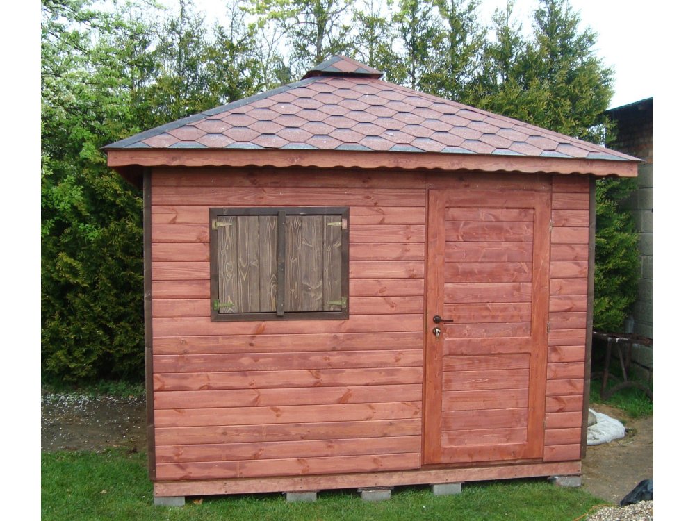 Dārza šķūnis N2 (3m x 3m)