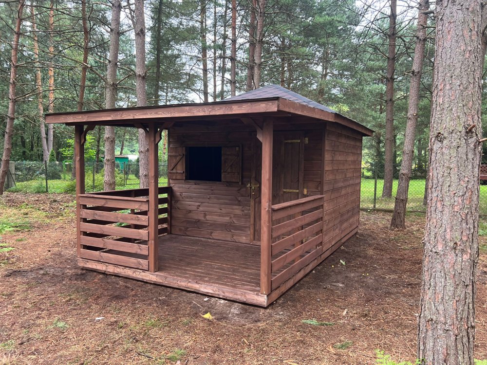 Dārza šķūnis N2 (3m x 3m) + terase