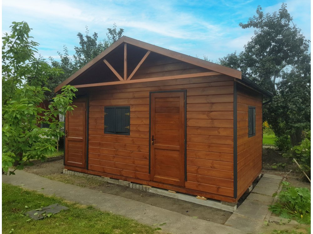 Dārza šķūnis N5 (4m x 3m) + Noliktava