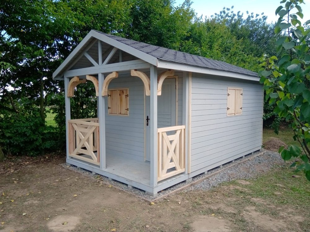 Dārza šķūnis N5a (3m x 3m) + terase