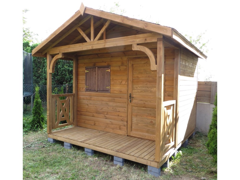 Dārza šķūnis N5a (3m x 3m) + terase