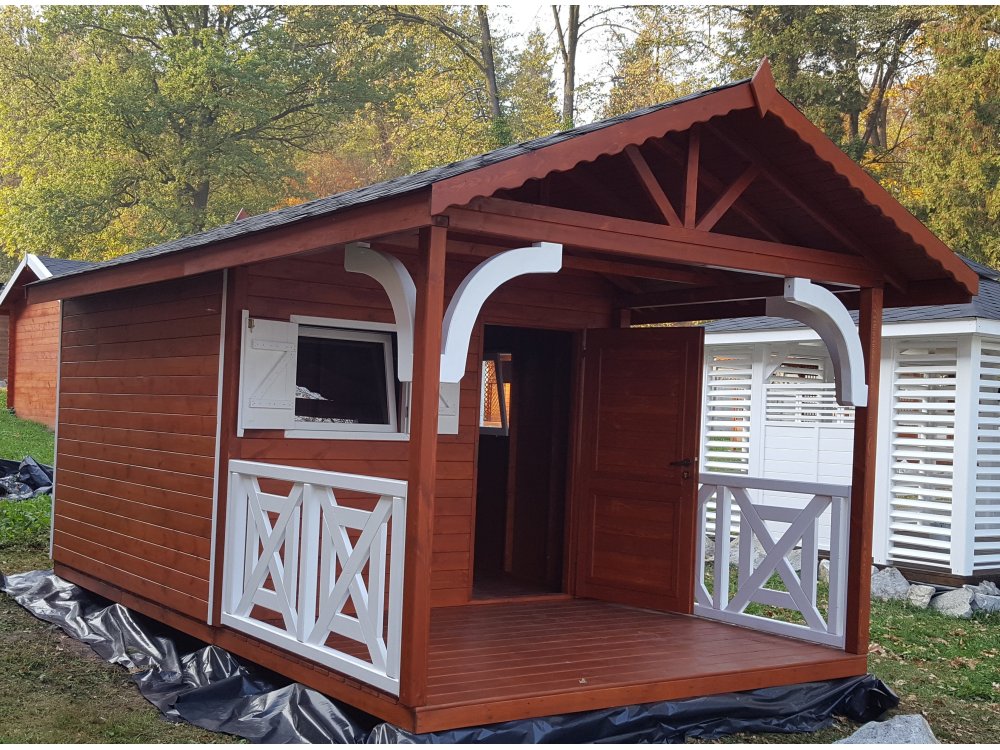 Dārza šķūnis N5a (3m x 3m) + terase