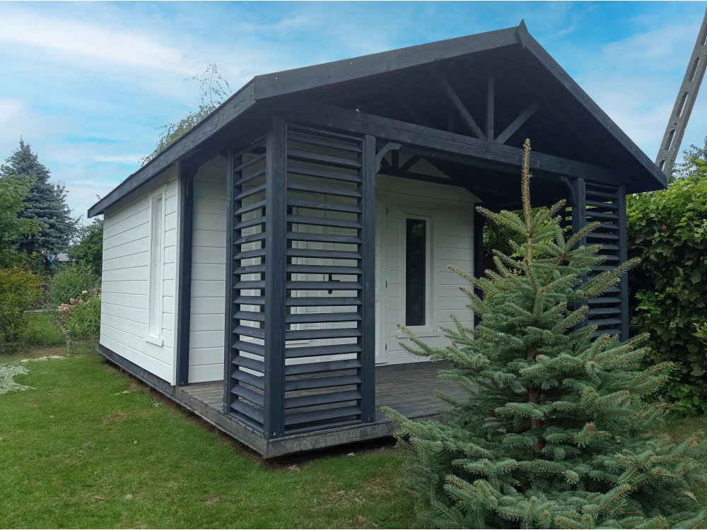 Dārza šķūnis N5b (3m x 3m) + terase