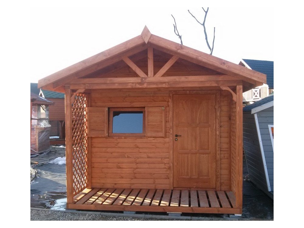 Dārza šķūnis N6 (3m x 2m) + terase