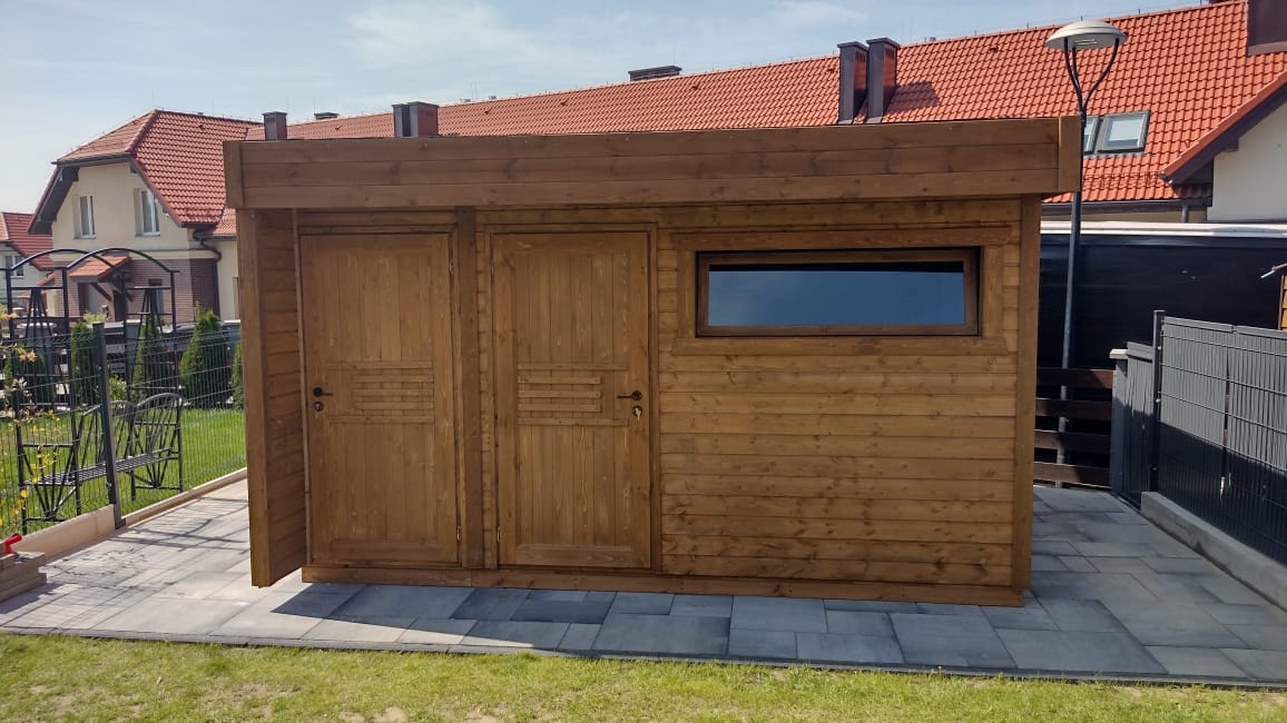 Dārza šķūnis N9 + Noliktava