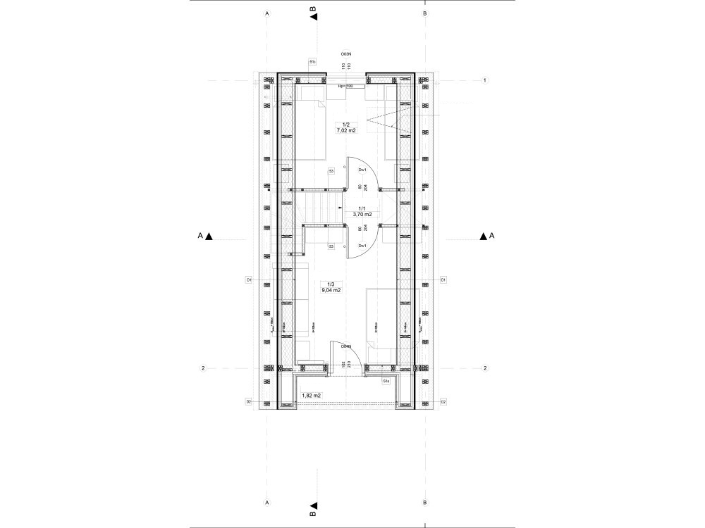 Pino šķūņa koka māja – 9 × 4,7 m | 42,30 m²