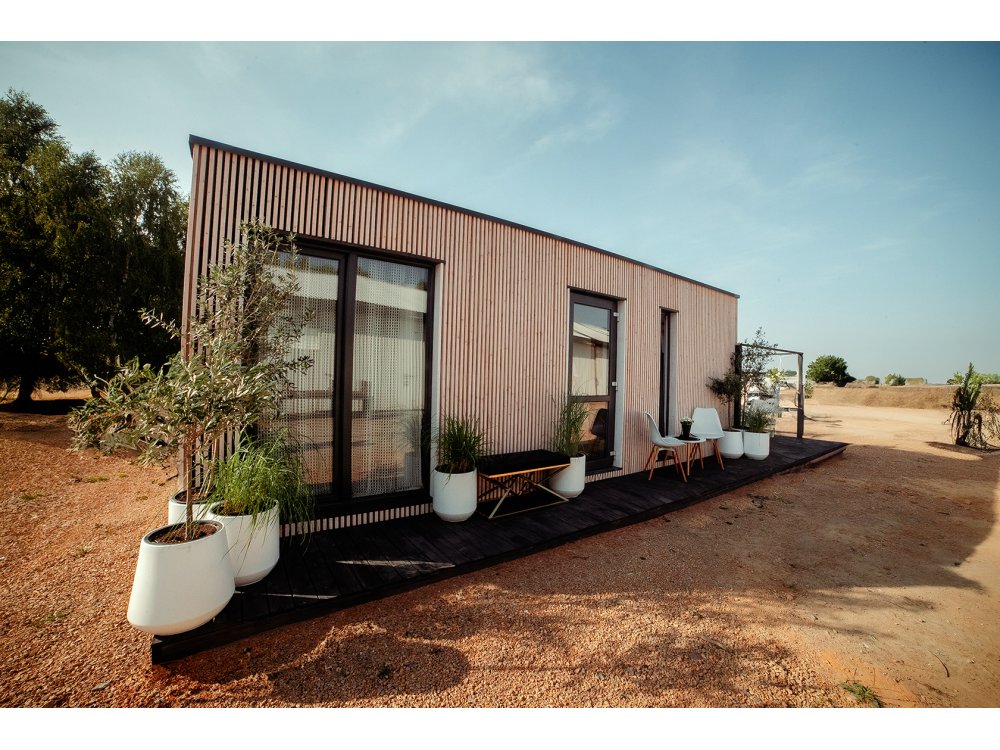 Ridgeway moduļu māja – 8 × 3 m | 24 m²
