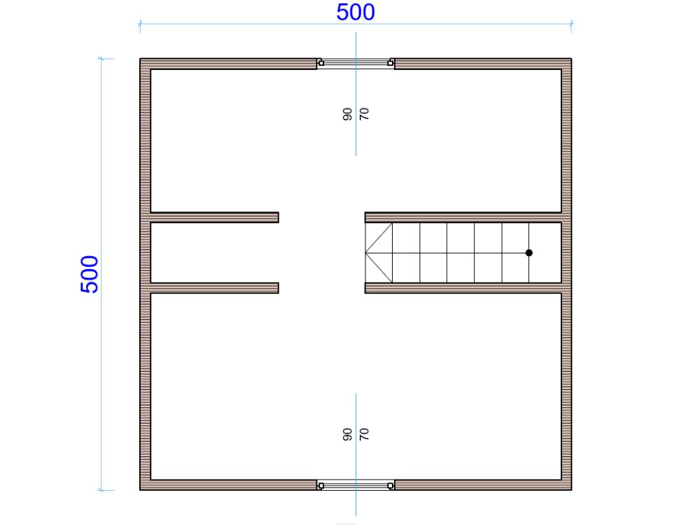 Vītolu modernā koka māja