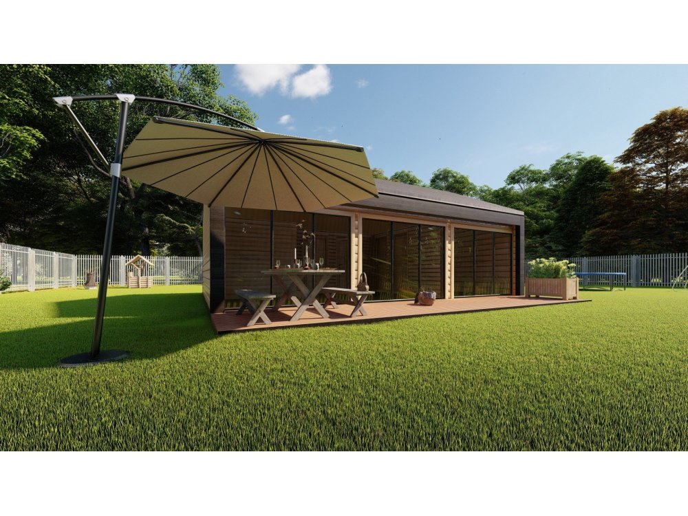 Willowbrook koka māja – 5,5 x 9 m | 41,91 m²