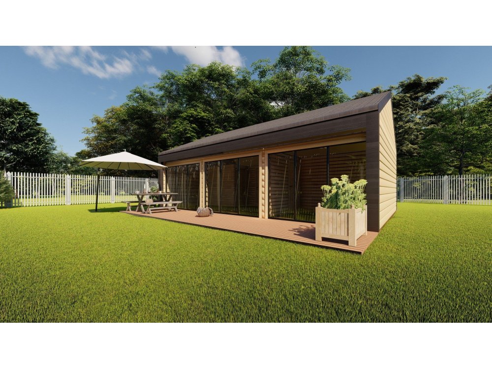 Willowbrook koka māja – 5,5 x 9 m | 41,91 m²