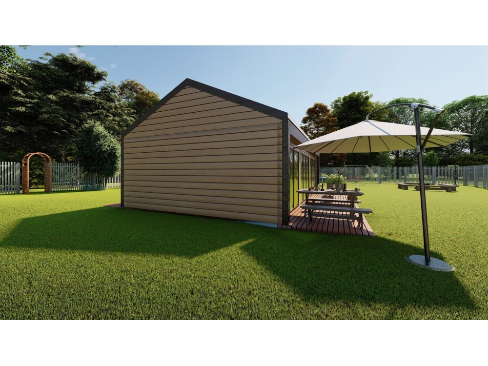 Willowbrook koka māja – 5,5 x 9 m | 41,91 m²
