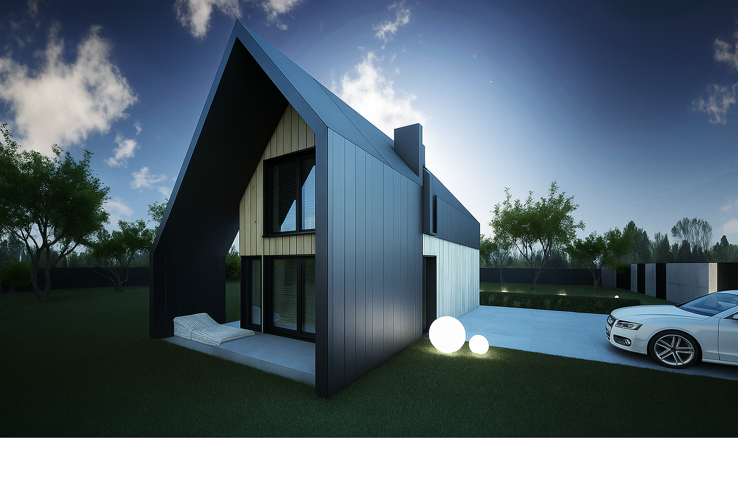 Acacia Premium vasaras māja – 5,8 x 8,4 m | 45,89 m²