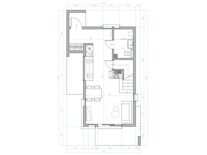 Acacia Premium vasaras māja – 5,8 x 8,4 m | 45,89 m²