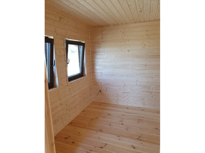 Koka māja "Crocus" – 6 × 11 m | 38,67 m²