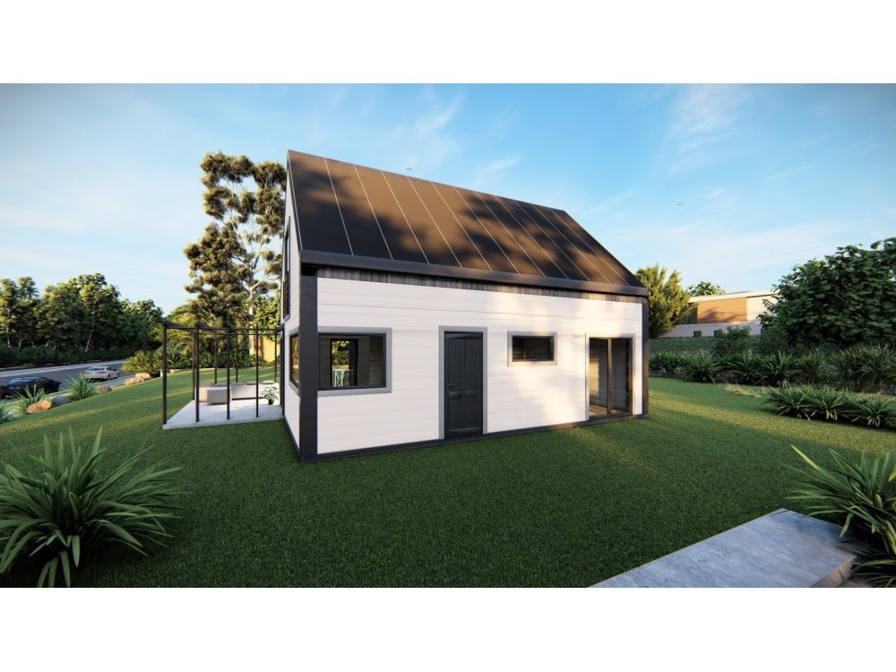 Koka māja no lazdas koka – 6 x 8,5 m | 51,10 m²