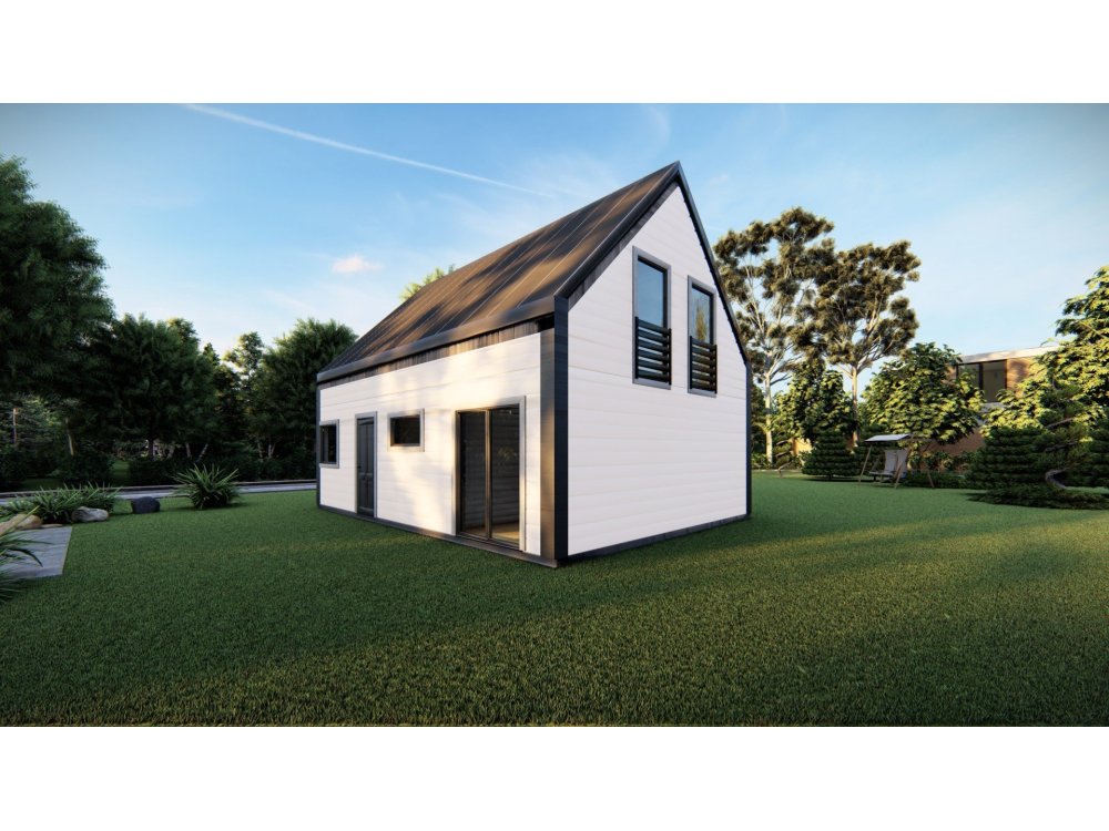 Koka māja no lazdas koka – 6 x 8,5 m | 51,10 m²