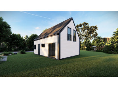 Koka māja no lazdas koka – 6 x 8,5 m | 51,10 m²
