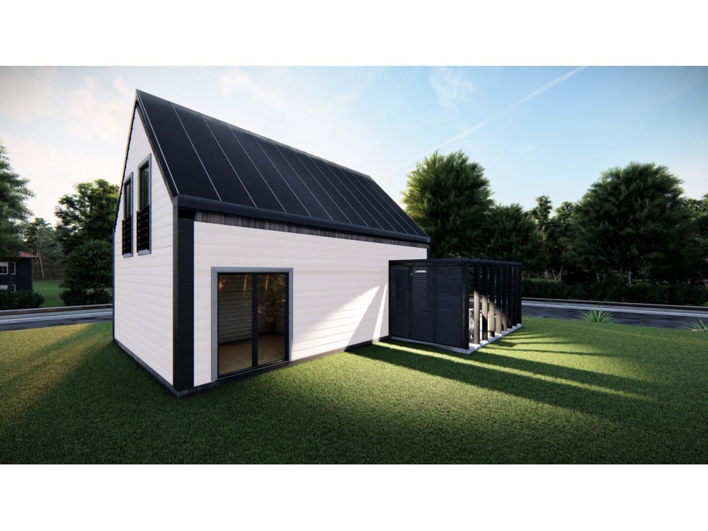 Koka māja no lazdas koka – 6 x 8,5 m | 51,10 m²