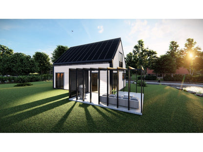 Koka māja no lazdas koka – 6 x 8,5 m | 51,10 m²