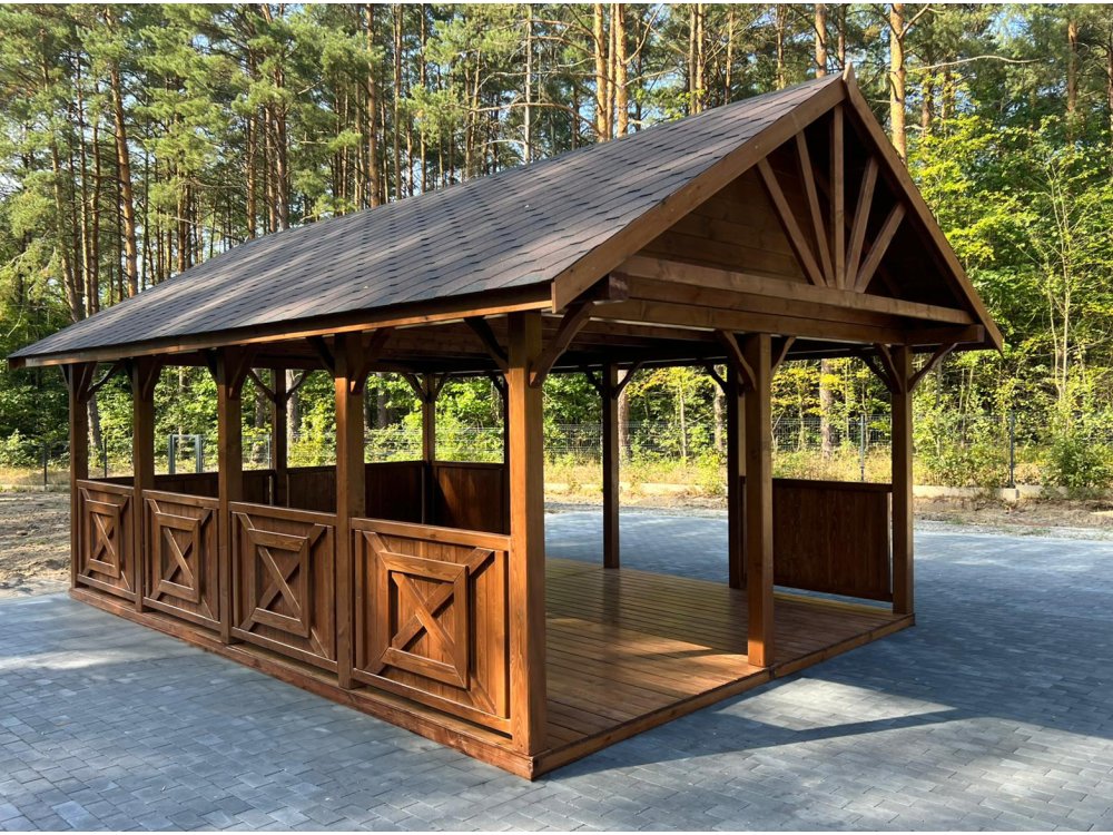 Lynwood ballīšu lapene – 6 × 4 m