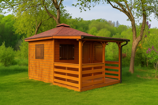 Dārza šķūnis N1 (3m x 2m) + terase