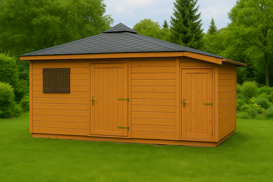 Dārza šķūnis N3 (4m x 3m) + Noliktava