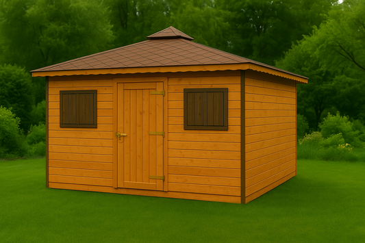 Dārza šķūnis N4 (4m x 4m)