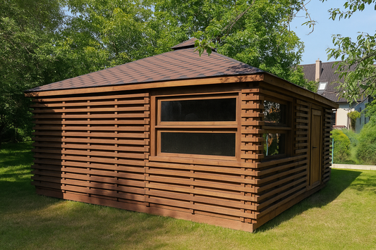 Dārza šķūnis N4b (4m x 4m)