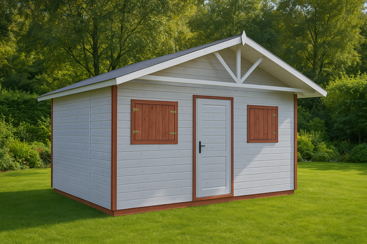 Dārza šķūnis N5 (4m x 4m)