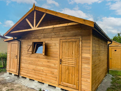 Dārza šķūnis N5 (3m x 3m) + Noliktava
