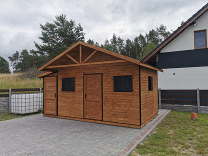 Dārza šķūnis N5 (3m x 3m) + Noliktava