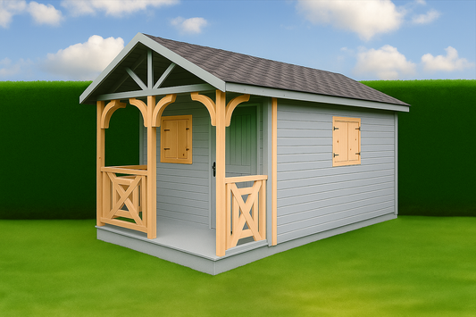 Dārza šķūnis N5a (3m x 3m) + terase