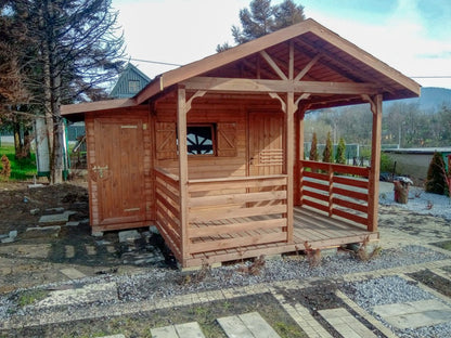 Dārza šķūnis N5a (3m x 3m) + Terase + Noliktava