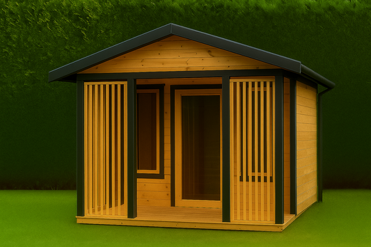 Dārza šķūnis N5b (3m x 3m) + terase