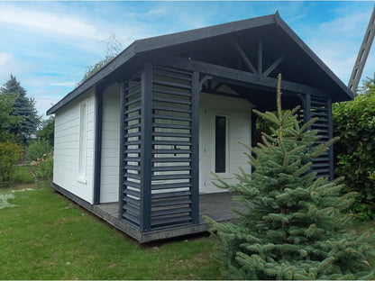 Dārza šķūnis N5b (3m x 3m) + terase