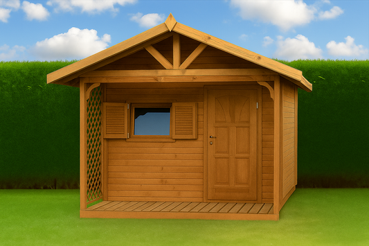 Dārza šķūnis N6 (3m x 2m) + terase