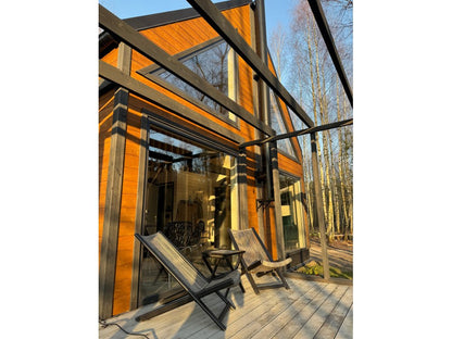 Oukridžas koka māja 6 × 8,5 m | 68,66 m²