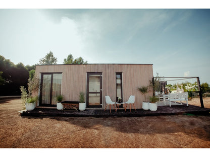 Ridgeway moduļu māja – 8 × 3 m | 24 m²