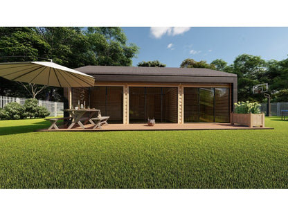 Willowbrook koka māja – 5,5 x 9 m | 41,91 m²