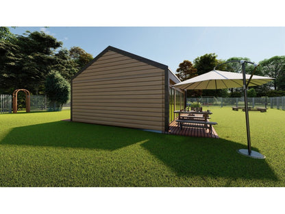 Willowbrook koka māja – 5,5 x 9 m | 41,91 m²