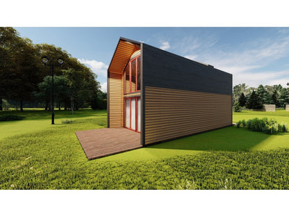 Koka māja "Windale" – 4,5 × 7,5 m | 39,92 m²